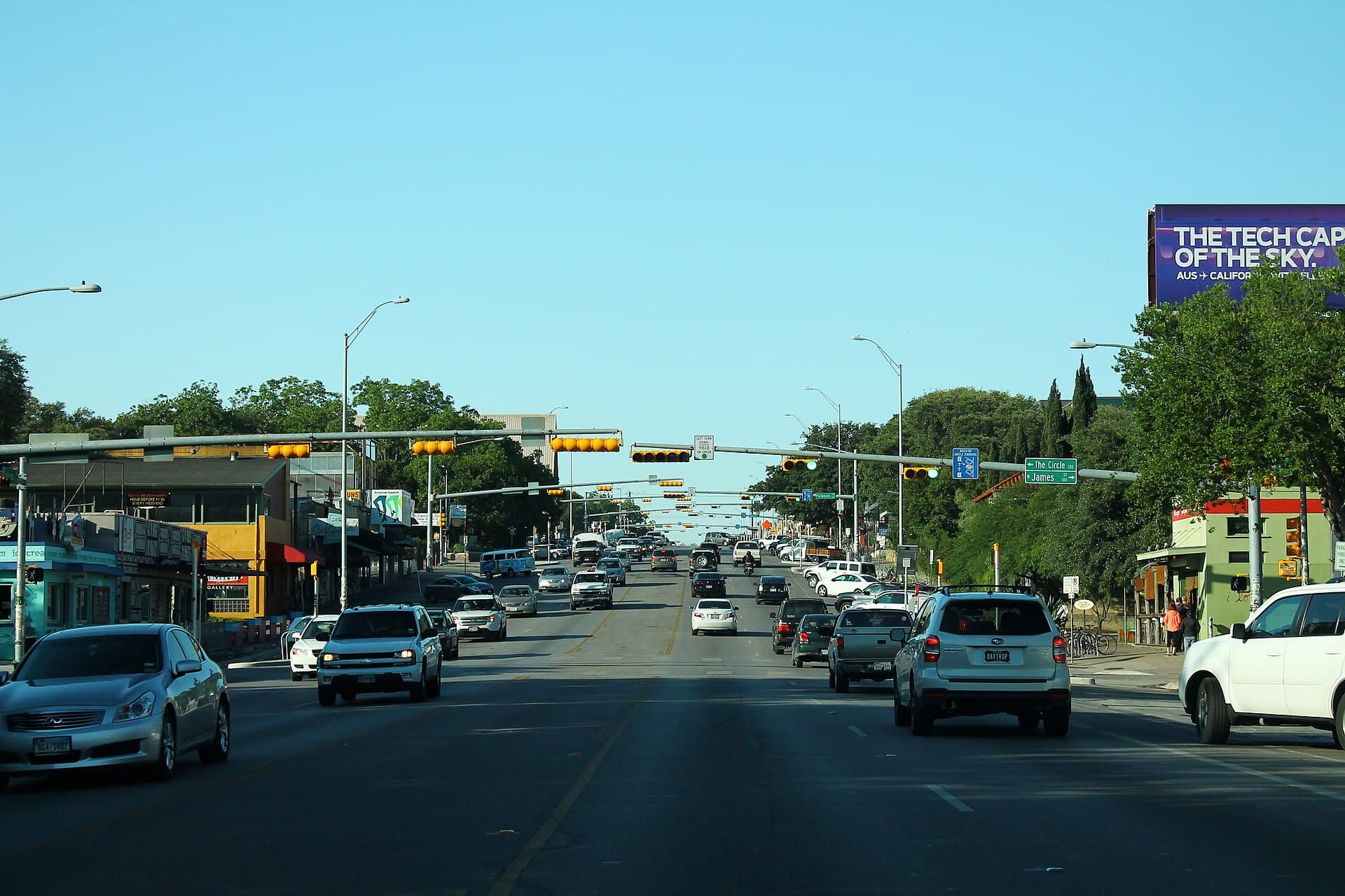 South Congress neighborhood in Austin